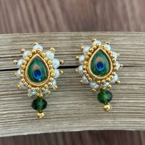 Peacock Ear rings