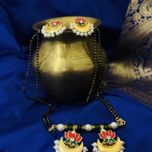 Lotus Chandra Mangalsutra