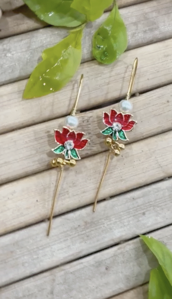Lotus Piercing Ear Cuff