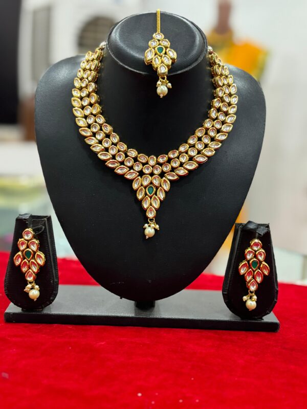 Classic Kundan style  - Necklace set
