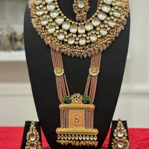 Mauve Kundan Traditional Set