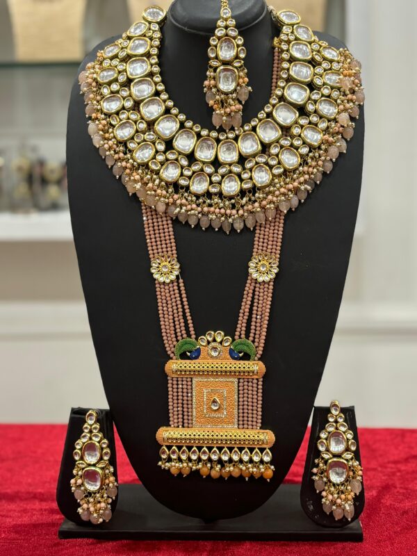 Mauve Kundan Traditional Set