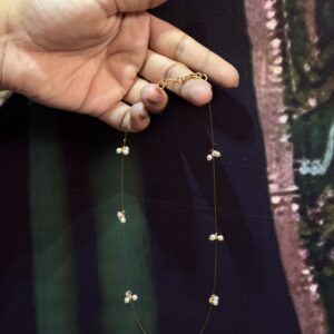 Invisible Chandra necklace