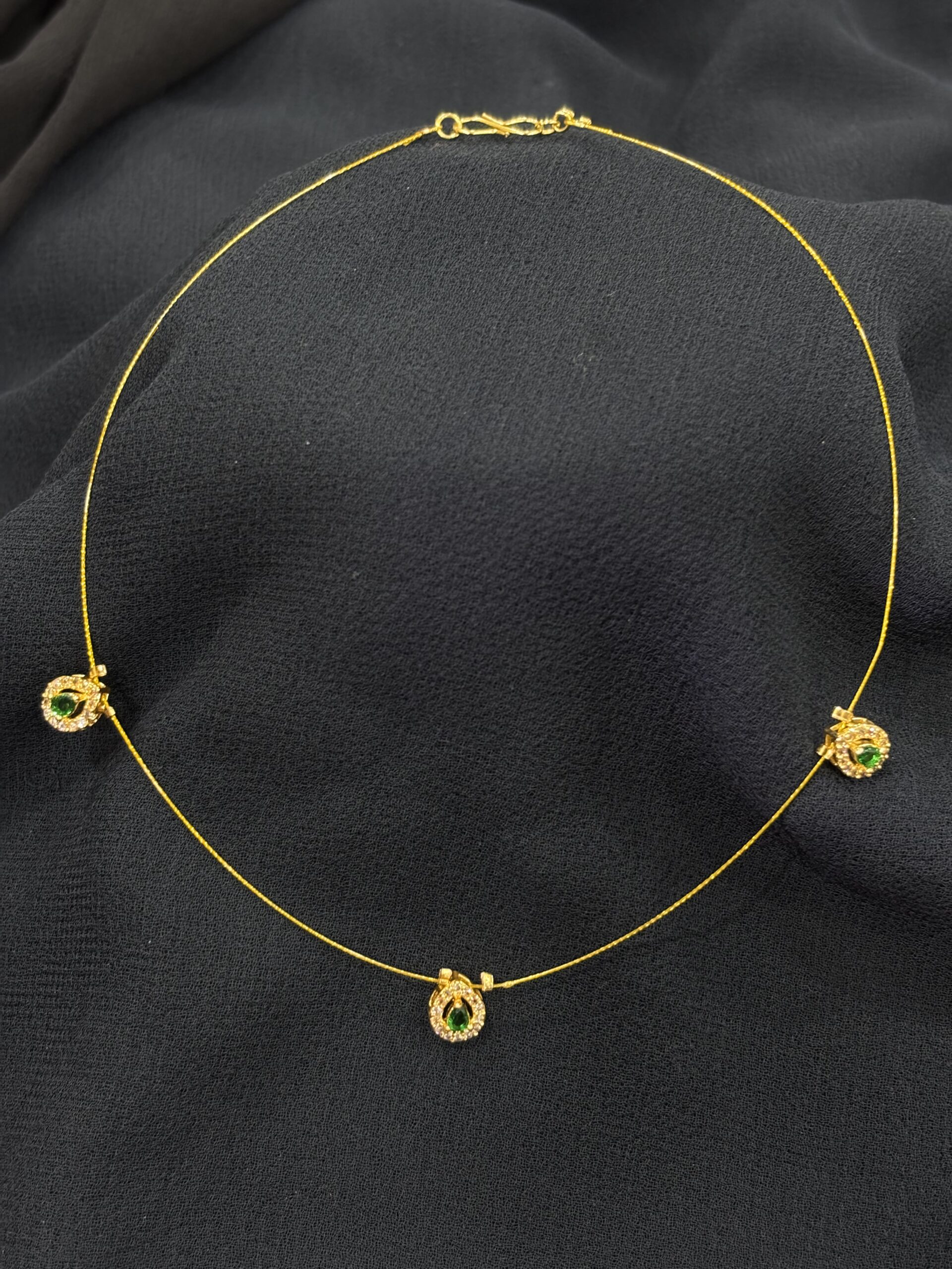 Invisible Green necklace